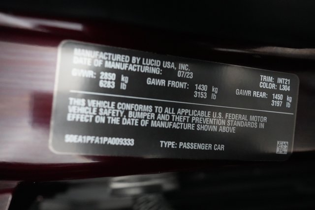 2023 Lucid Air — photo 21 of 21