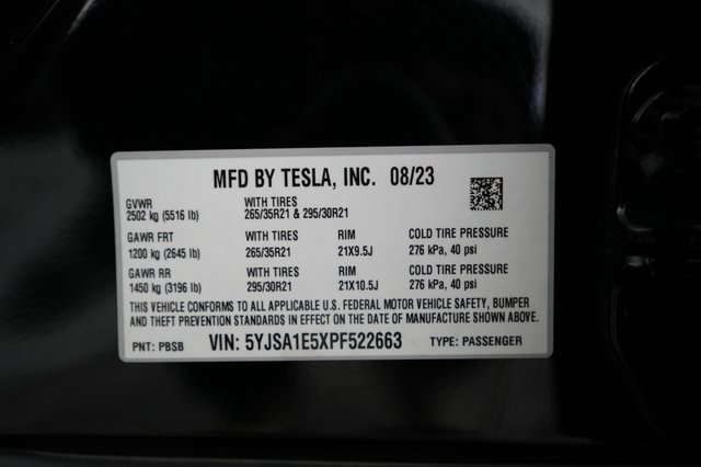 2023 Tesla Model S — photo 28 of 28