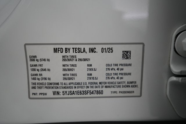 2025 Tesla Model S — photo 25 of 25
