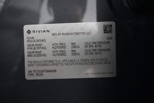 2025 Rivian R1T — photo 22 of 22